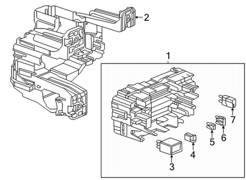 2021 Cadillac CT5 Fuse & Relay Diagram 3 - Thumbnail