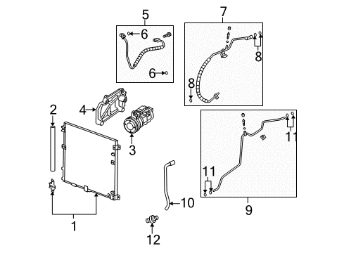 2009 Cadillac SRX Air Conditioner Diagram 2 - Thumbnail