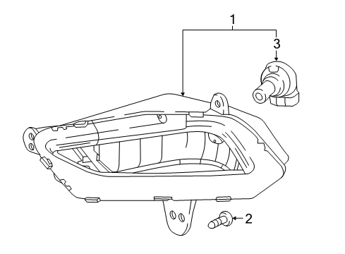 2018 Chevy Cruze Bulbs Diagram