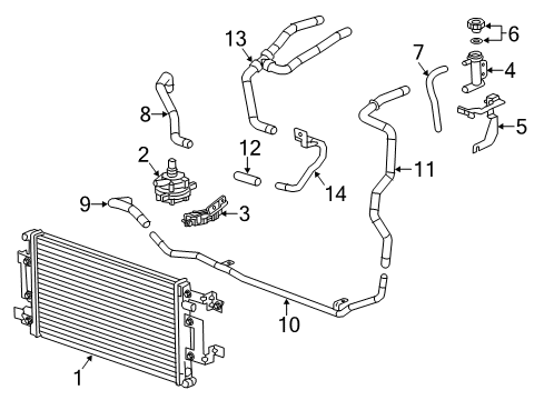 2017 Cadillac XTS Intercooler Diagram