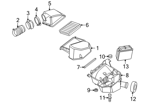 2004 Pontiac Bonneville Air Intake Diagram 2 - Thumbnail