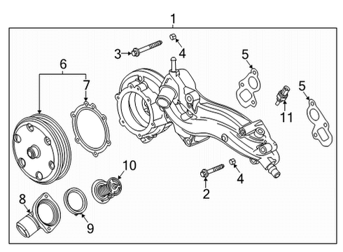 2021 Chevy Corvette Water Pump Diagram