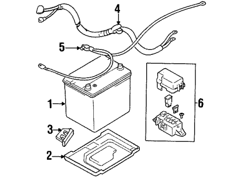 2000 Chevy Metro Block,Accessory Wiring Junction Diagram for 91173757