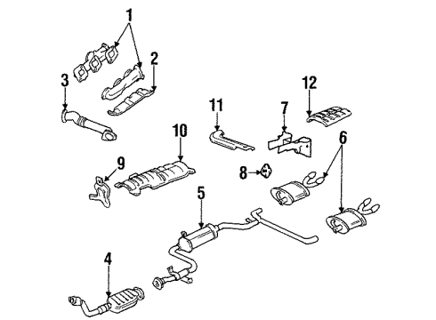 1997 Chevy Lumina Exhaust Manifold Diagram 2 - Thumbnail