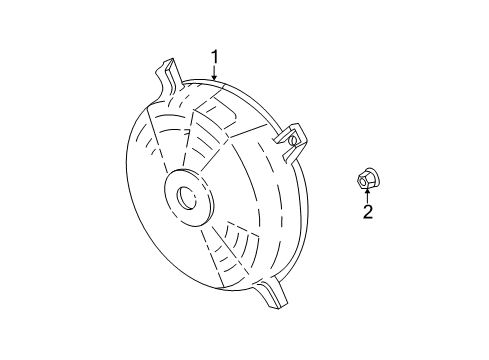 2001 Chevy Tracker A/C Condenser Fan Diagram