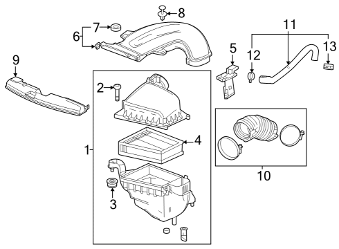 2024 Buick Encore GX Air Intake Diagram