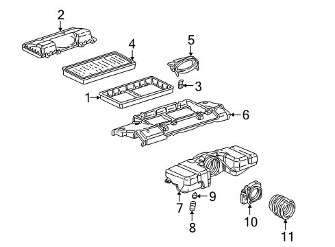 1999 Chevy Camaro Air Intake Diagram 2 - Thumbnail