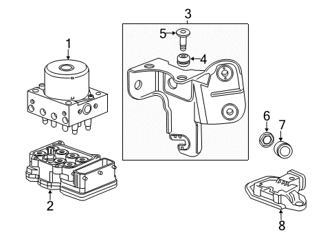 2015 Chevy Trax ABS Components, Electrical Diagram