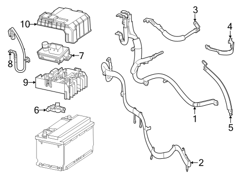 2020 Chevy Silverado 1500 Battery Cables Diagram