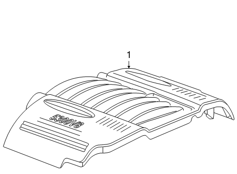 2009 Chevy Impala Engine Appearance Cover Diagram