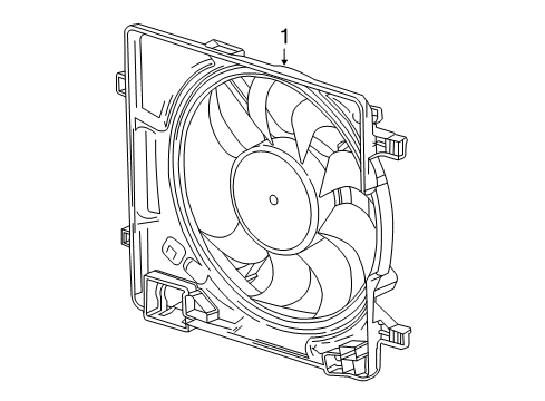 2014 Chevy Spark Cooling System, Radiator, Water Pump, Cooling Fan Diagram 2 - Thumbnail