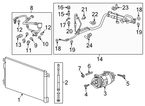 2016 Chevy Traverse Air Conditioner Diagram 1 - Thumbnail