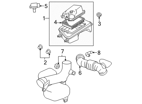 2005 Chevy Malibu Air Intake Diagram 1 - Thumbnail