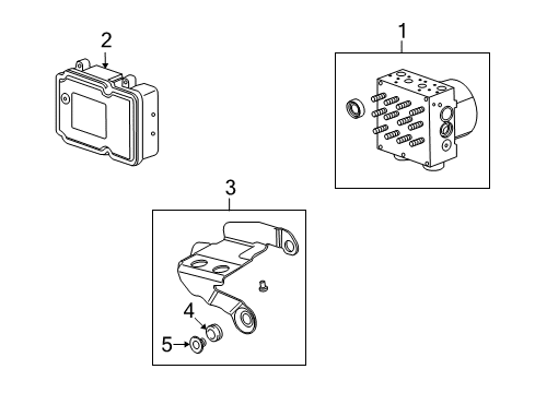 2010 Cadillac SRX Anti-Lock Brakes Diagram