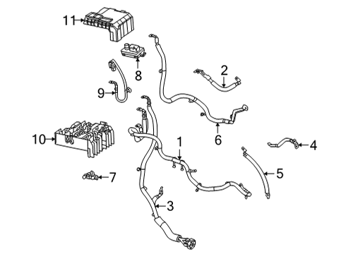 2023 GMC Sierra 1500 Battery Cables Diagram 2 - Thumbnail