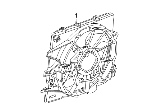 2017 Cadillac CTS Cooling System, Radiator, Water Pump, Cooling Fan Diagram