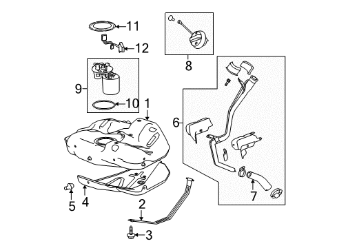 2015 Buick LaCrosse Fuel Supply Diagram