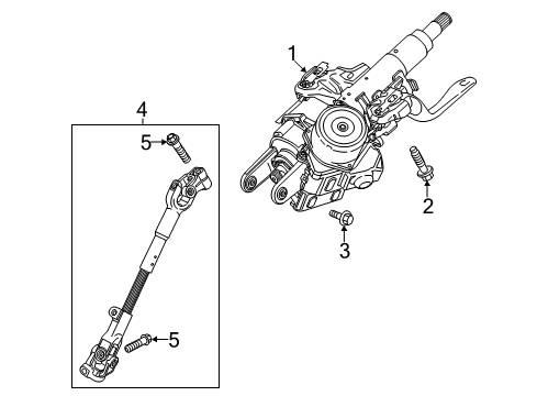 2015 Buick Encore Steering Column & Wheel, Steering Gear & Linkage Diagram