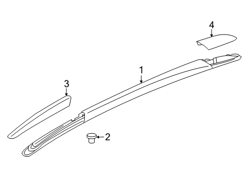 2009 Buick Enclave Luggage Carrier Diagram