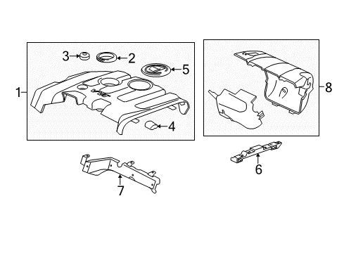 2019 Chevy Colorado Engine Appearance Cover Diagram