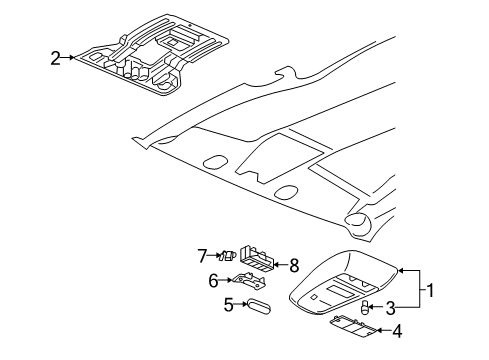 2006 Pontiac Montana Overhead Console Diagram