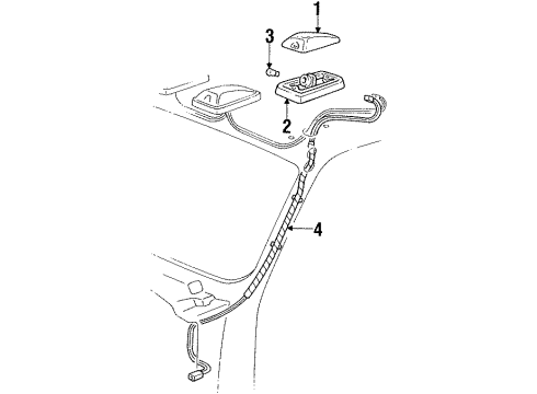 1992 GMC C1500 Clearance Lamps Diagram 2 - Thumbnail