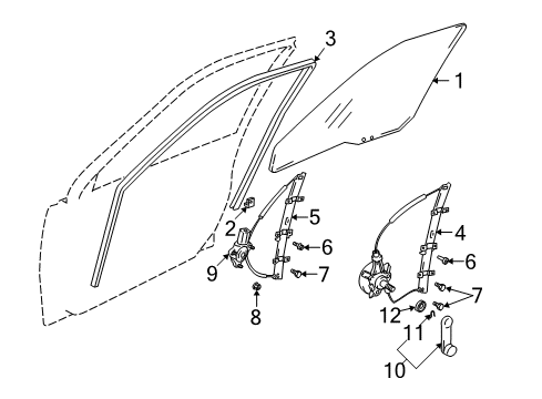 2003 Chevy Tracker Switch,Side Window(Master) Diagram for 30020880