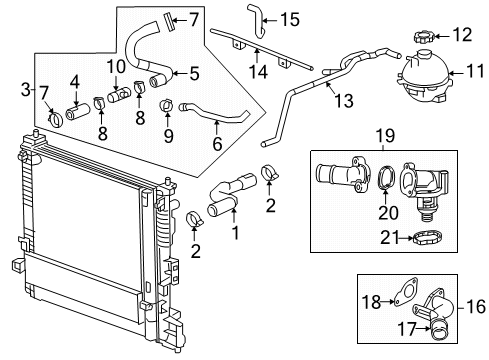 2018 Cadillac XT5 Pipe Assembly, W/Pmp Inl Diagram for 12706857