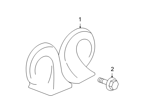 2011 Cadillac DTS Horn Diagram