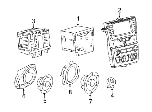 2011 Chevy Caprice A/C & Heater Control Units Diagram 2 - Thumbnail