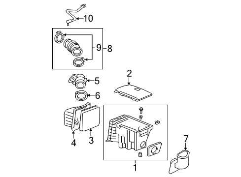 2006 Buick Rendezvous Air Intake Diagram 1 - Thumbnail