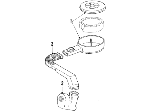 1986 GMC K3500 Air Inlet Diagram 1 - Thumbnail