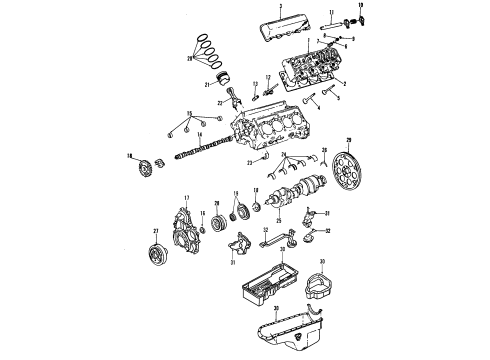 2007 GMC Sierra 3500 Classic Engine Parts & Mounts, Timing, Lubrication System Diagram 2 - Thumbnail