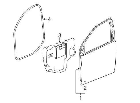 2006 Chevy Equinox Front Door Diagram