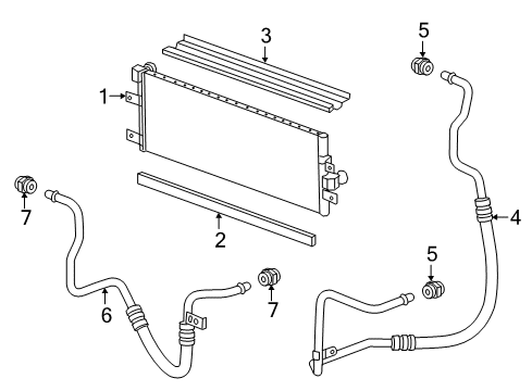 2016 Chevy Spark EV Trans Oil Cooler Diagram