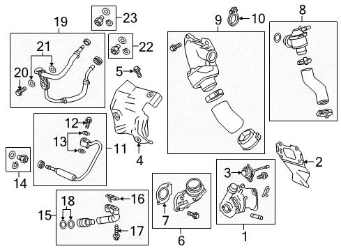 2016 Cadillac CT6 Turbocharger Diagram 3 - Thumbnail