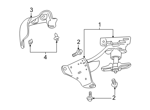 2006 Buick Rainier Spare Tire Carrier Diagram