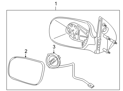 2006 Pontiac Montana Outside Mirrors Diagram