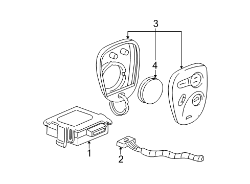 1998 Buick Regal Electrical Components Diagram