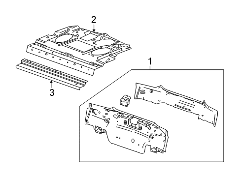 2012 Buick LaCrosse Rear Body Diagram