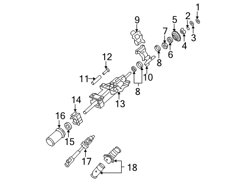 2007 Cadillac DTS Shaft & Internal Components Diagram 2 - Thumbnail