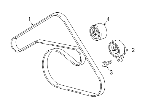 2020 Chevy Camaro Belts & Pulleys, Cooling Diagram 2 - Thumbnail