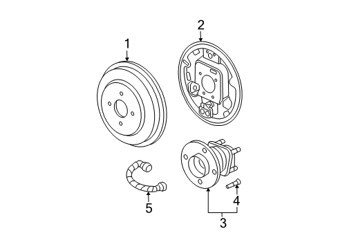 2007 Saturn Ion Rear Brakes Diagram