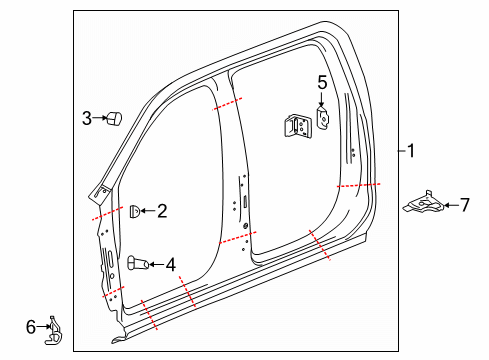 2020 GMC Sierra 1500 Uniside Diagram