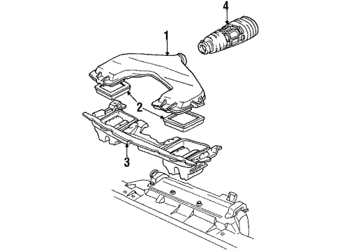 1990 Chevy Camaro Air Intake Diagram 3 - Thumbnail