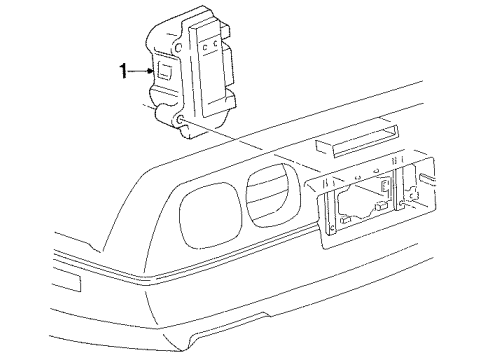 1995 Chevy Corvette Backup Lamps Diagram