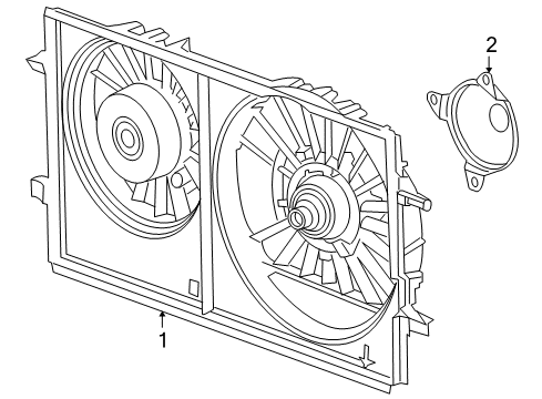 2008 Pontiac G6 Cooling System, Radiator, Water Pump, Cooling Fan Diagram