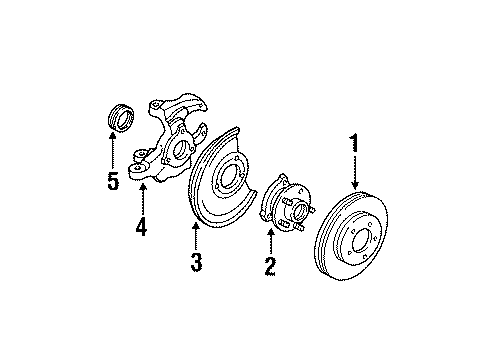 1991 Chevy S10 Front Brakes Diagram