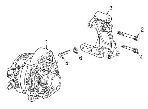 2017 Cadillac CTS Alternator Diagram