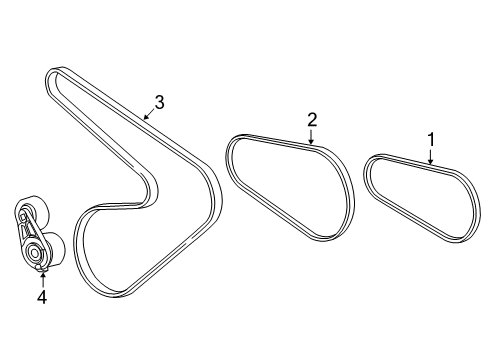 2019 Chevy Tahoe Belts & Pulleys Diagram